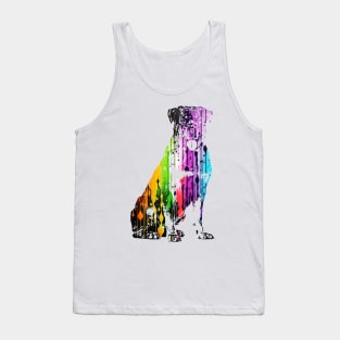 Paint Drip Rottweiler Tank Top